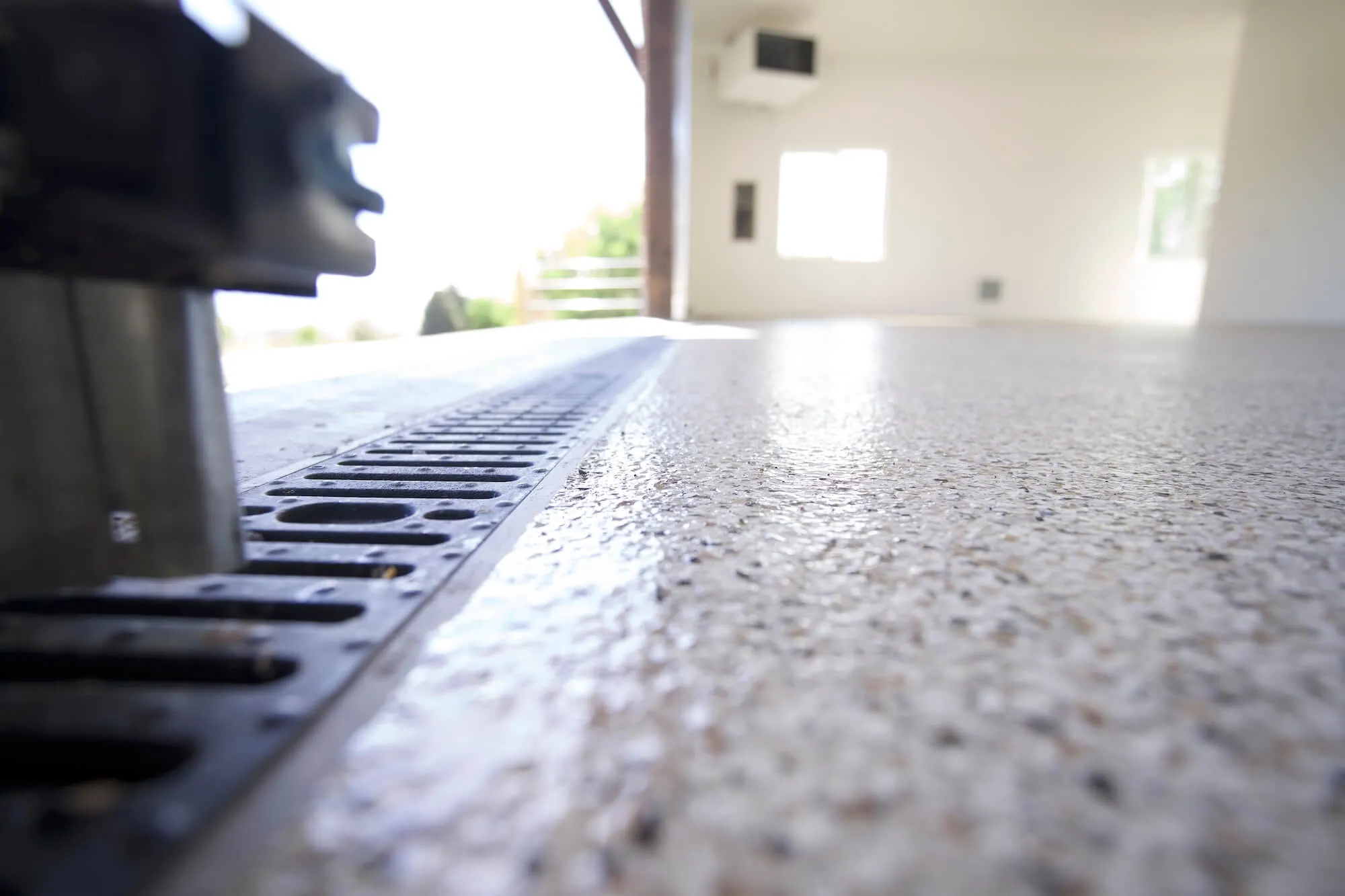 shoreline garage epoxy flooring cache valley